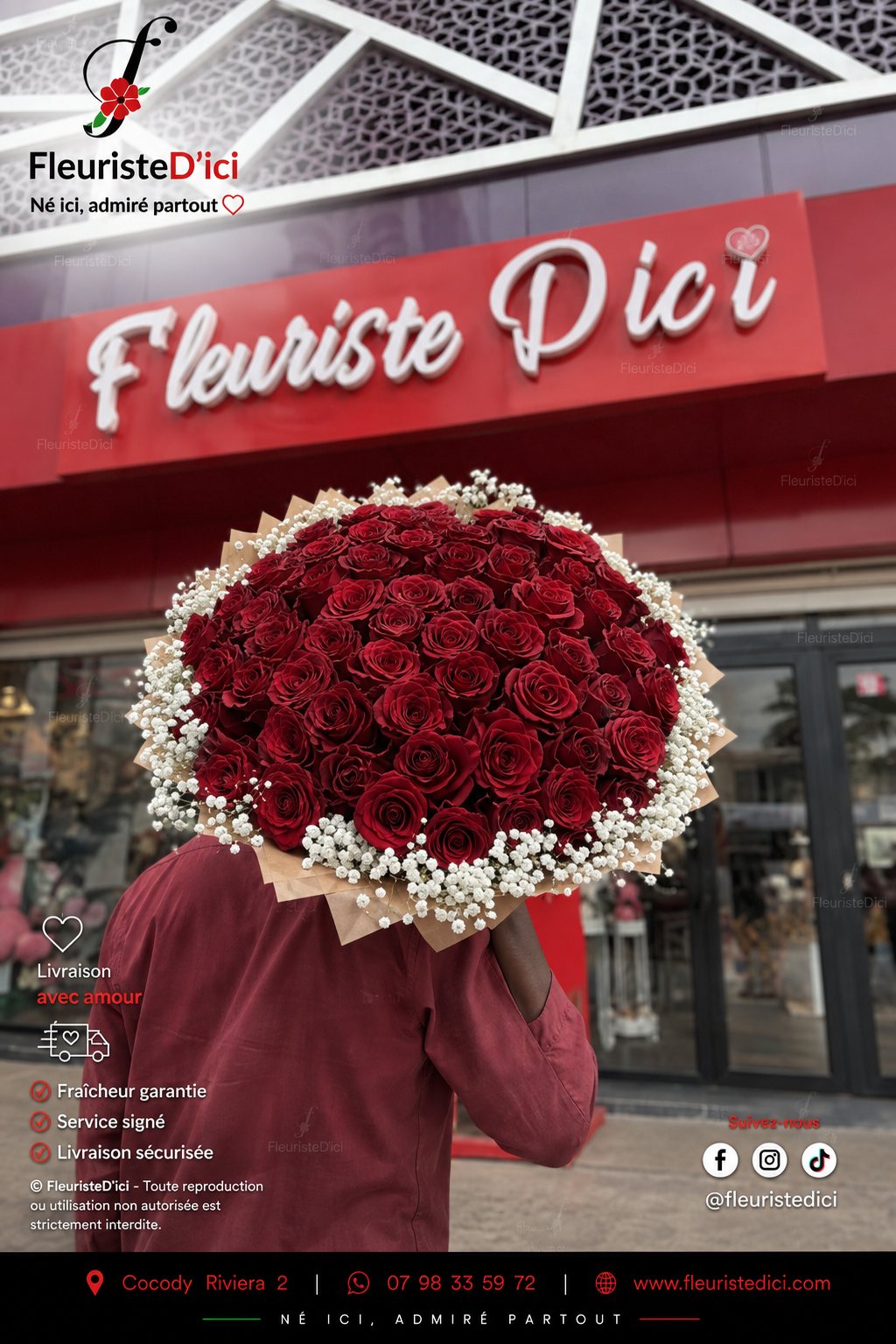 Bouquet Affection – Roses Tendres & Chaleur