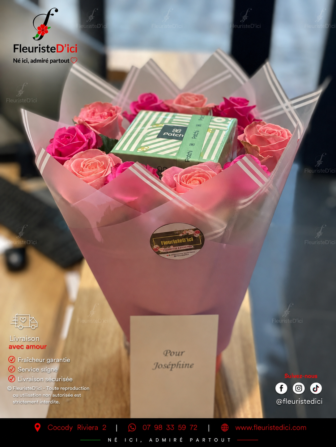 Duo Confiance Polychrome – Roses & Patchi