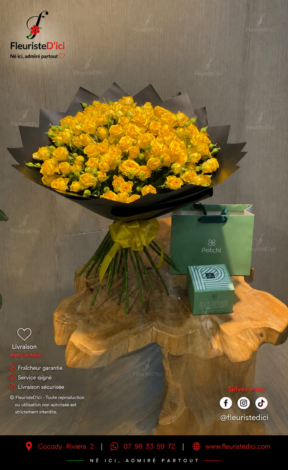 Bouquet Phénomène – Roses Spectaculaires
